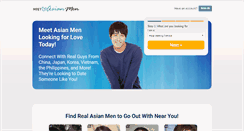 Desktop Screenshot of meetasianmen.com